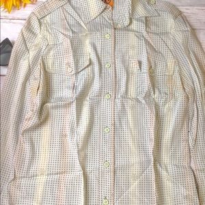 Tory Burch 100% Silk blouse top career *flaw
